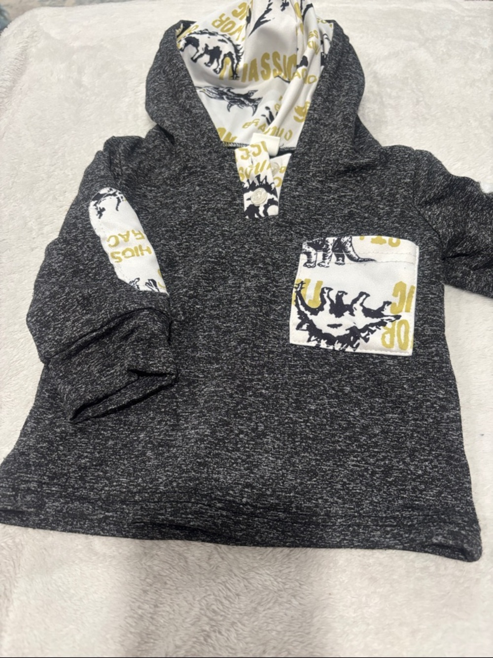 🟢10/$10 -Dino Hoodie